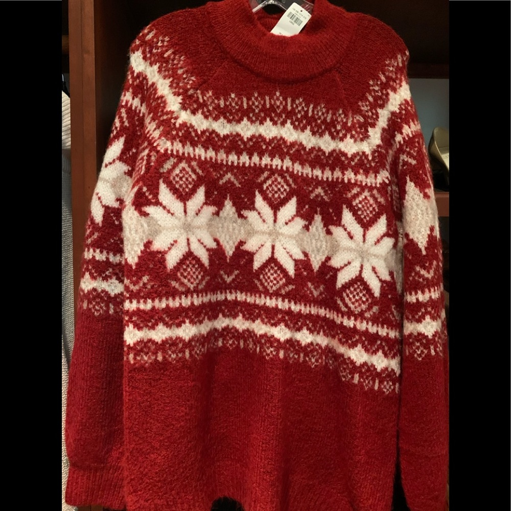 Red sweater